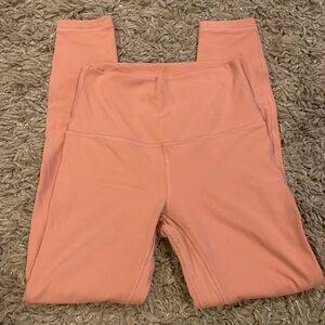 Lululemon Athletica Orange and Pink Performance Leggings